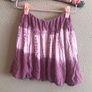 Adorable purple skirt.